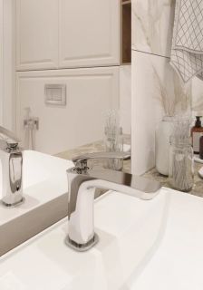 Cмеситель для раковины Knotlor KN-40, хром